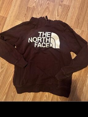 Burgandy/purple Womens North Face hoodie